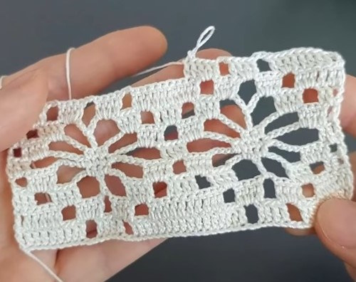 Tığ Dantel Modelde 2. Sıraya Geçiş